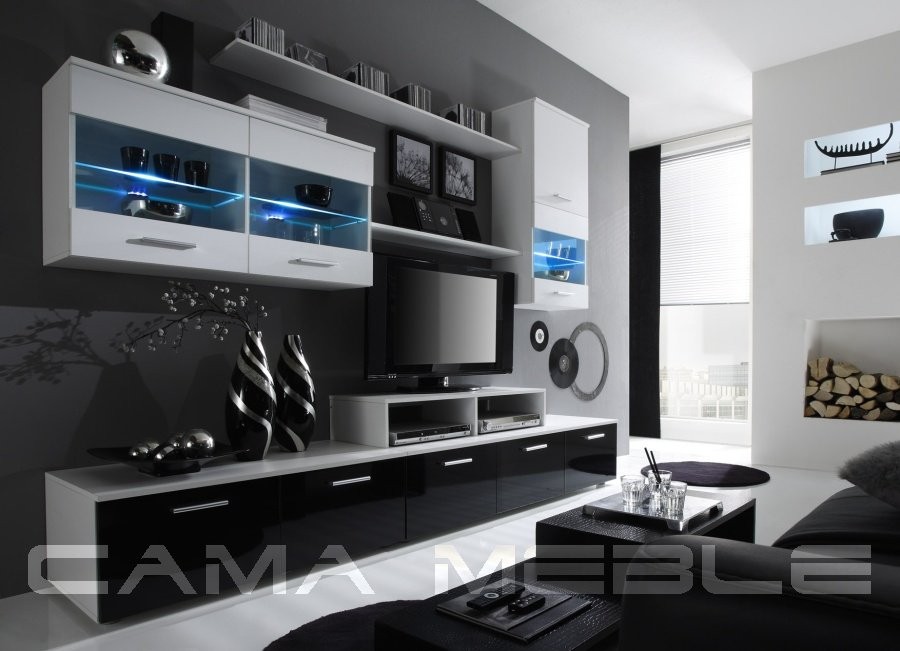 Balta matinė   juoda/balta blizgi