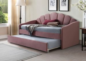 Sofa lova Bella Velvet Roz