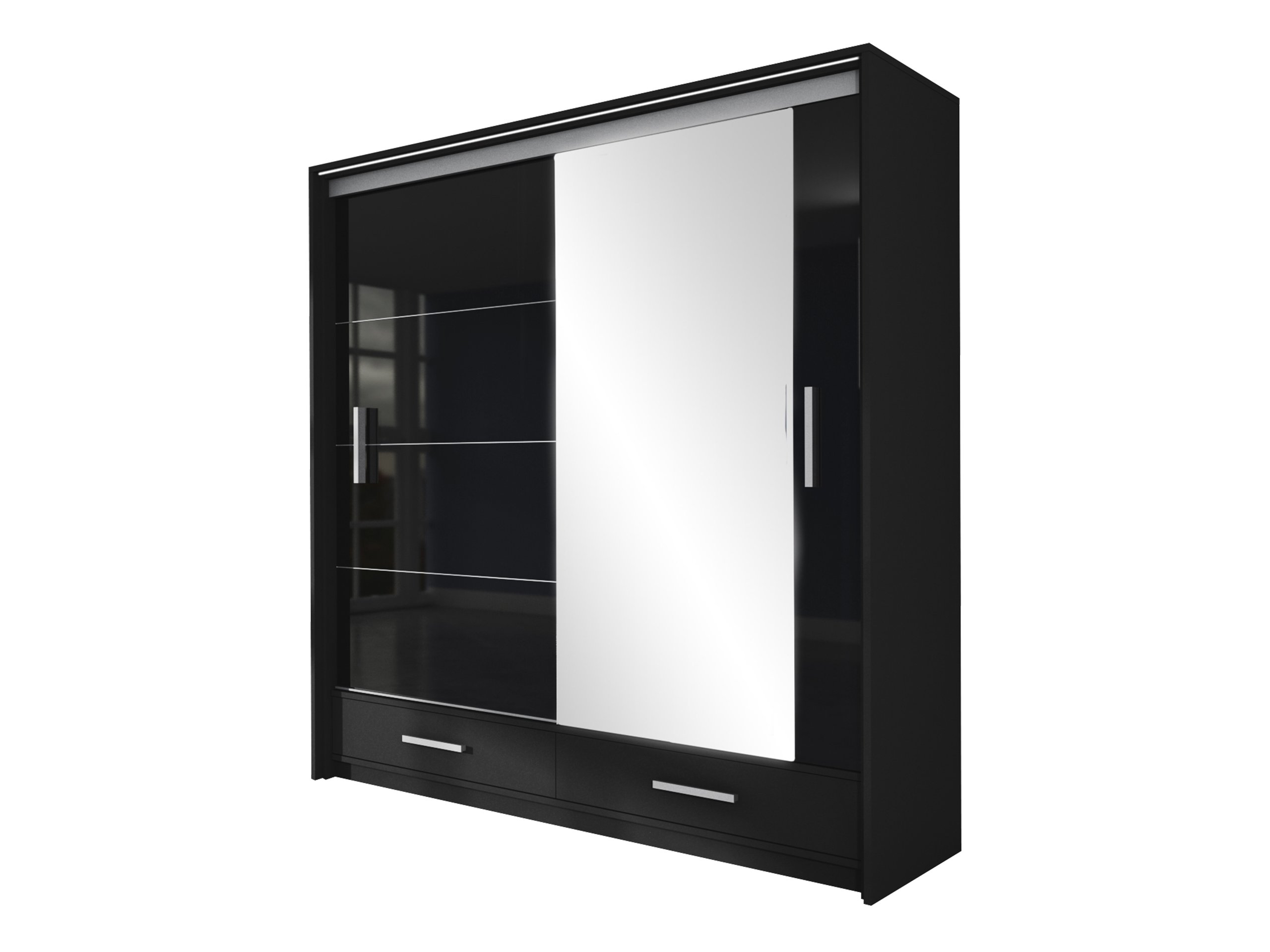 Juoda blizgi   veidrodis