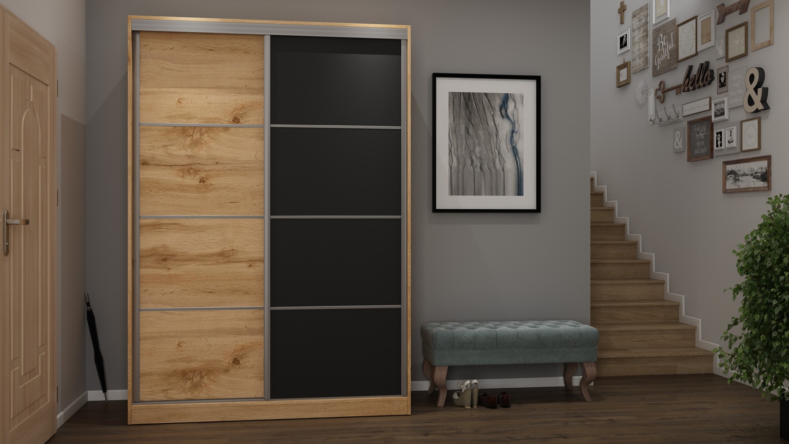 Wotan ąžuolas juoda