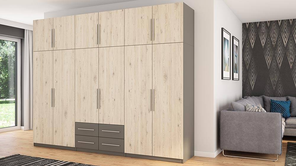 Pilkas grafitas   bordeux ąžuolas