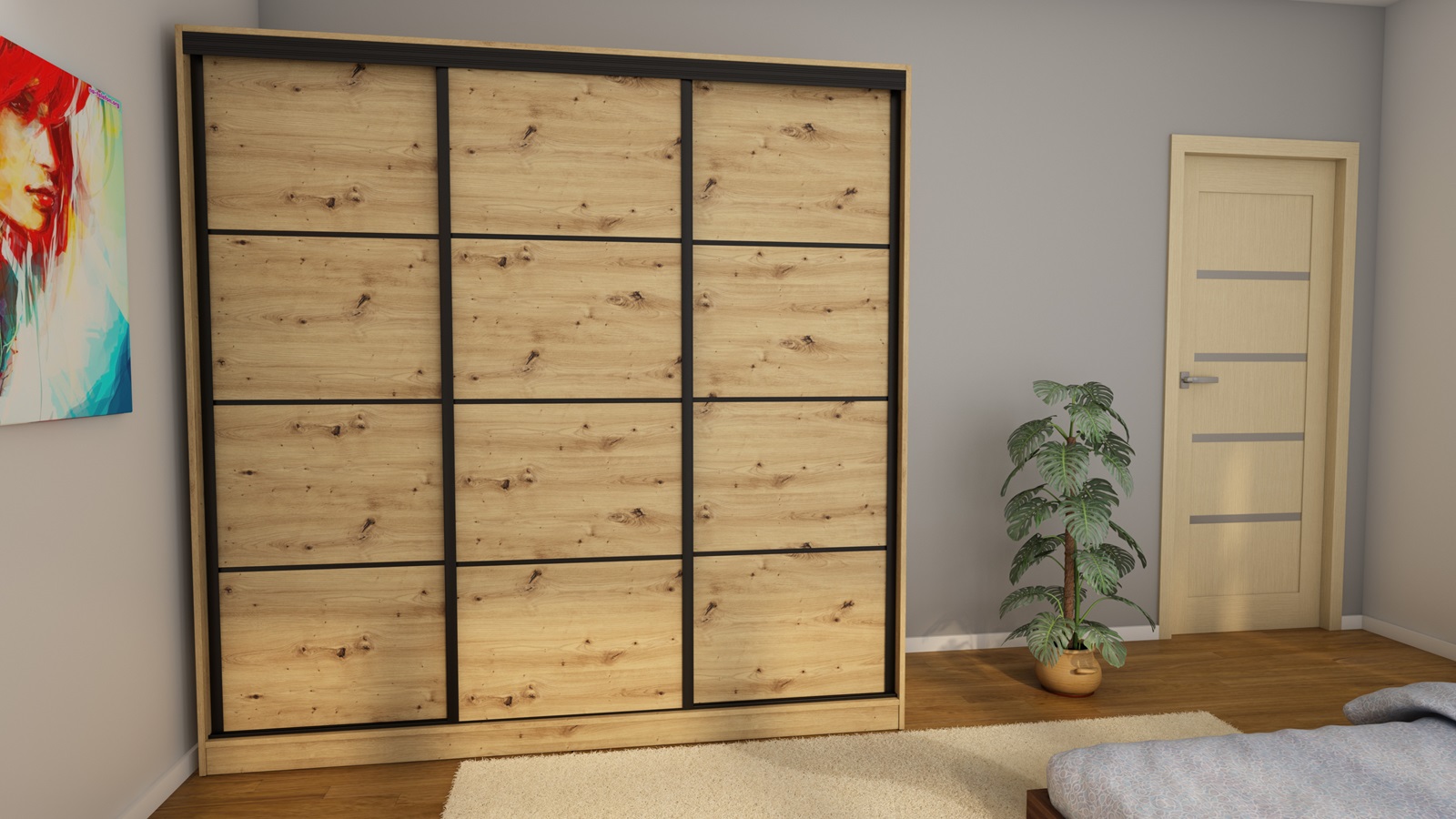 Artisan ąžuolas   juoda