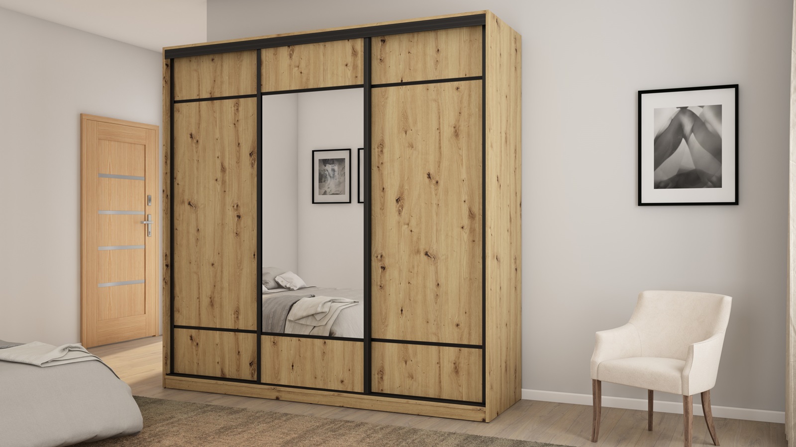 Artisan ąžuolas juoda