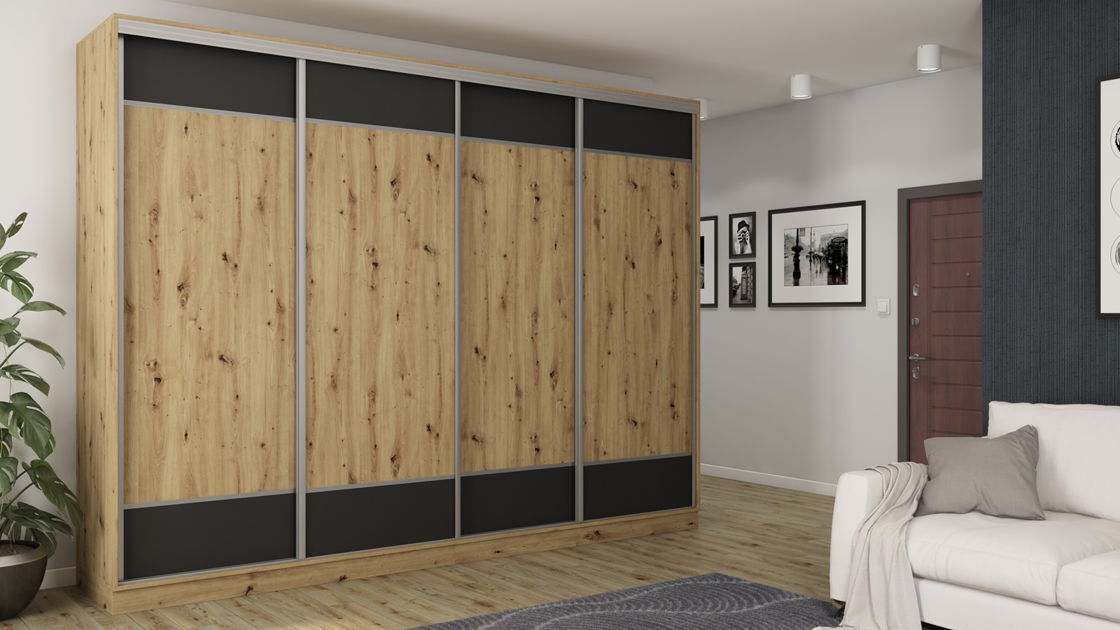 Artisan ąžuolas juoda