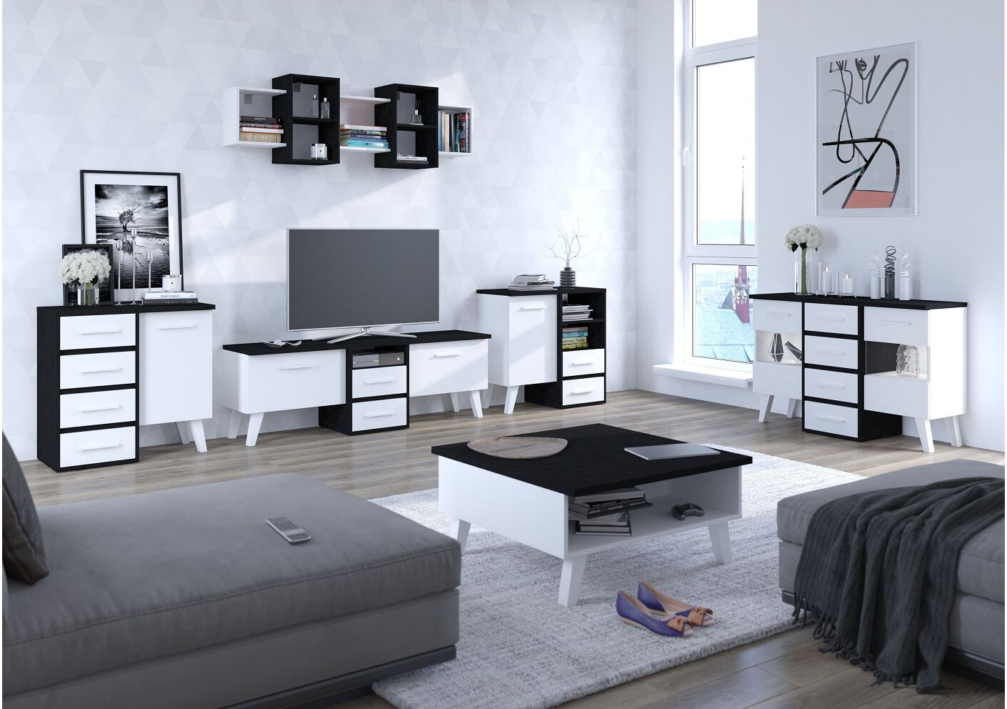 Svetainės komplektas Nordis C - Image 3