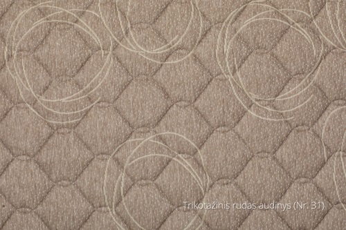 Trikotažinis rudas audinys Nr.31