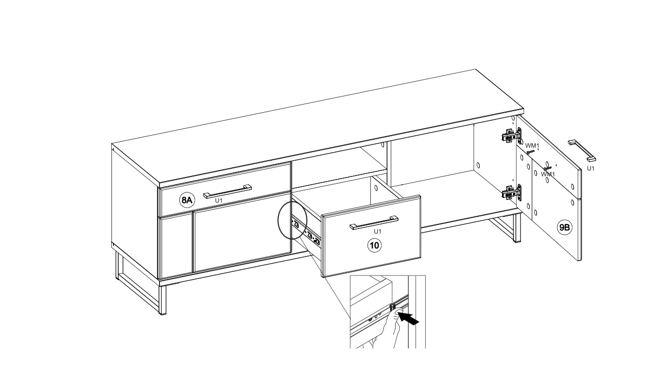 Tv staliukas Ivo IV1 - Image 6