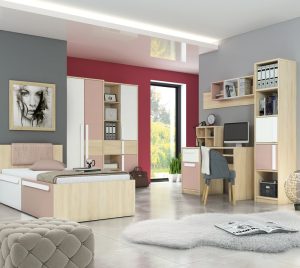 Vaikų kambario komplektas Drop F