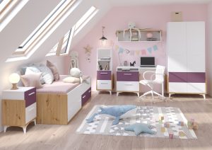 Vaikų kambario komplektas Hey A