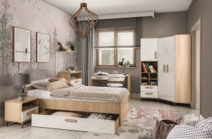 Vaikų kambario komplektas Kubo B