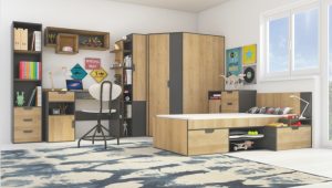 Vaikų kambario komplektas Nano B