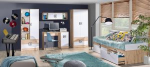 Vaikų kambario komplektas Nico C