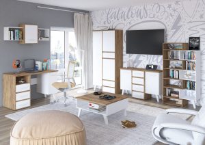 Vaikų kambario komplektas Nordis A