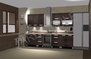 Virtuvės komplektas Ekran Venge 260