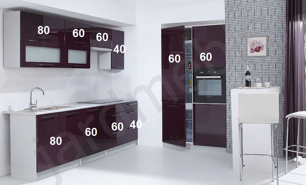 Virtuvės komplektas Violet 360 - Image 3