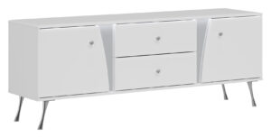 TV staliukas balta balta blizgi LUXOR LX01