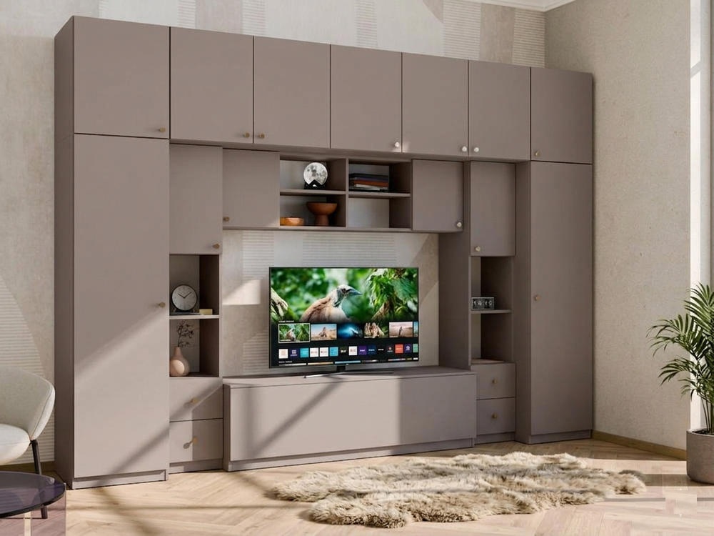 Modulinė sienelė Sena su niša (lovai arba TV)