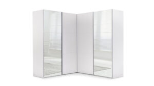 Kampinė spinta Merida balta laukinis ąžuolas