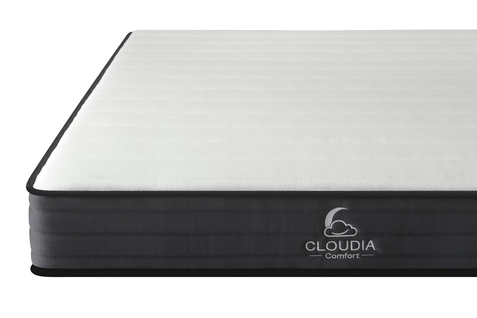 Čiužinio Cloudia Comfort šoninė dalis su logotipu