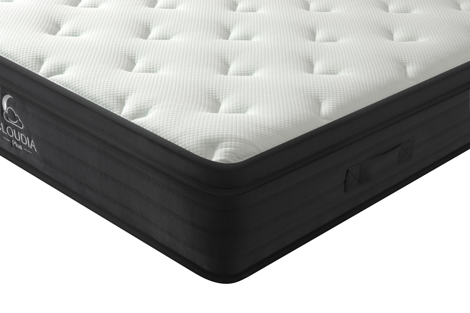 Čiužinio Cloudia Plus kampo detalė su rankenėlėmis šone